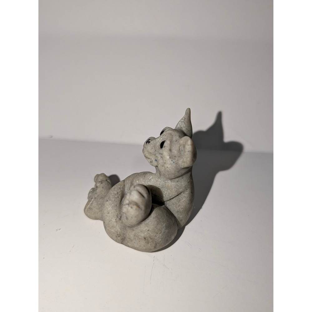 Lot of 3 Second Nature Design Quarry Critters Stone Cats "Chelsea, Clyde, Chico" - Picture 15 of 16